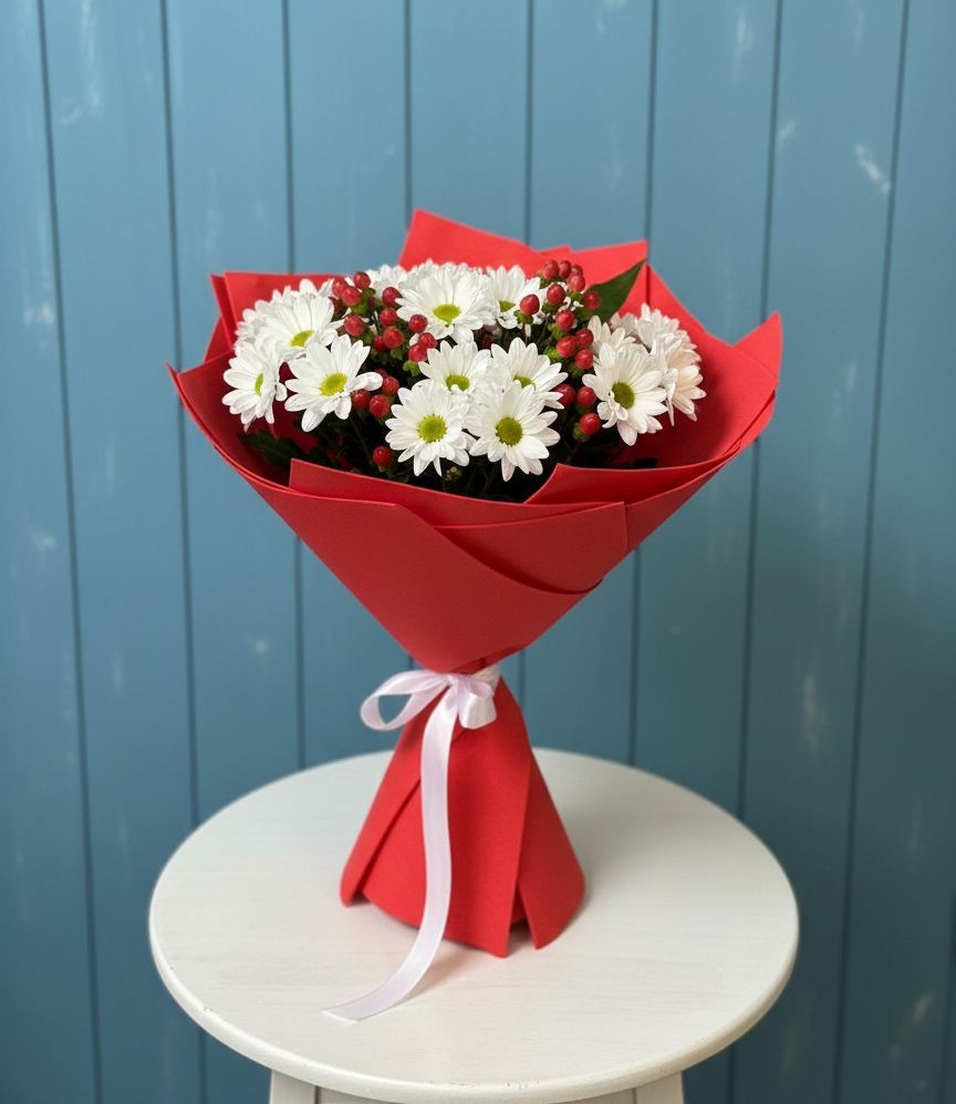 Букет цветов из: Хризантемы в Фруктовом