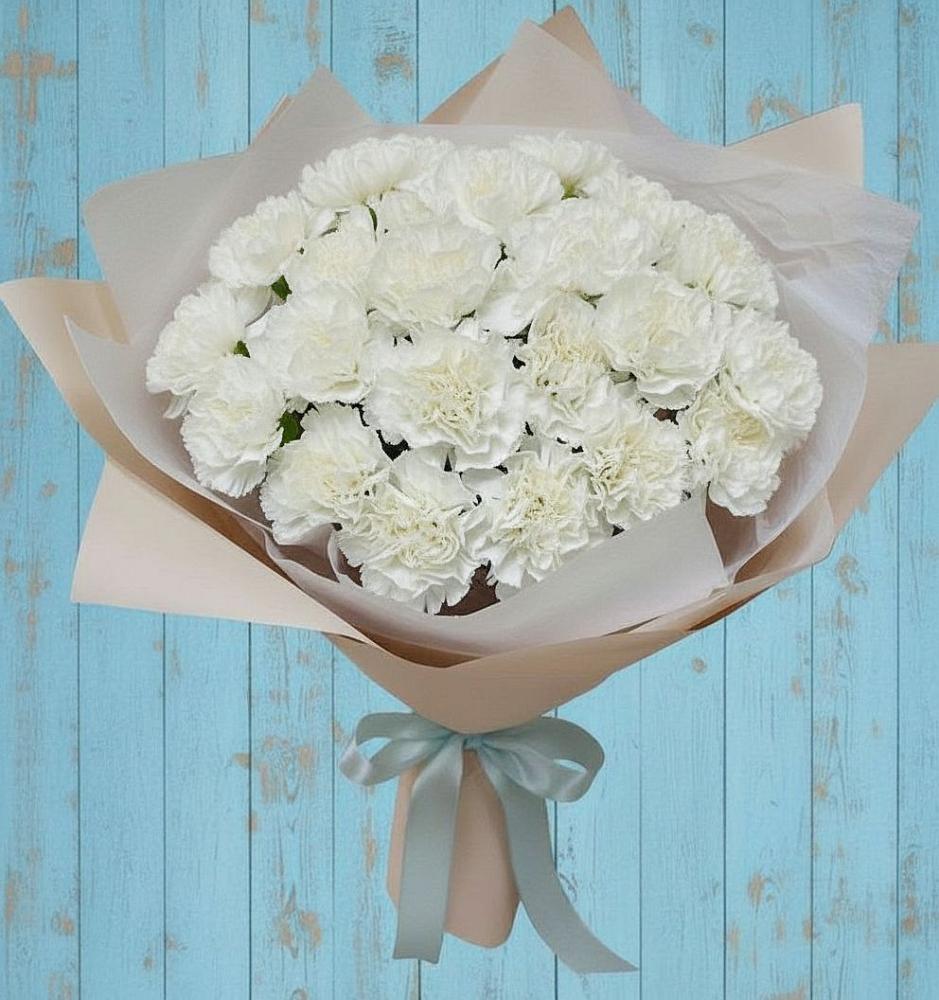 Букет цветов из: Гвоздики в Фруктовом