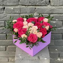 Цветочная композиция из Розы в коробке в Фруктовом
