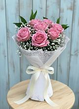 Букет цветов из:  Розы #REPLACE_PRED# Фруктовом