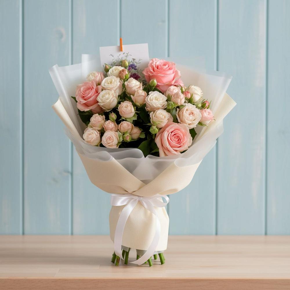 Букет цветов из: Розы в Фруктовом