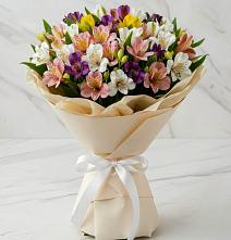 Букет цветов из:  Альстромерии #REPLACE_PRED# Фруктовом