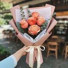 Букет цветов из:  Розы #REPLACE_PRED# Фруктовом