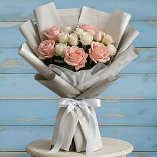 Букет цветов из:  Розы #REPLACE_PRED# Фруктовом