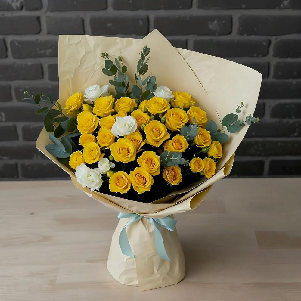 Букет цветов из: Розы в Фруктовом