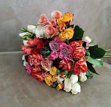 Букет цветов из:  Розы #REPLACE_PRED# Фруктовом