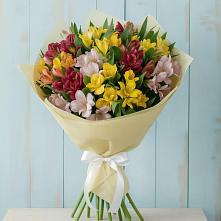 Букет цветов из:  Альстромерии #REPLACE_PRED# Фруктовом