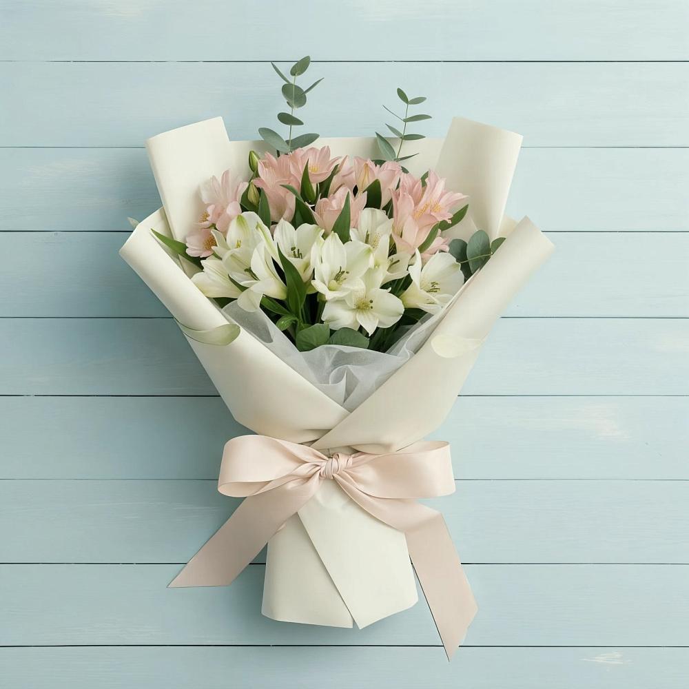 Букет цветов из: Альстромерии в Фруктовом