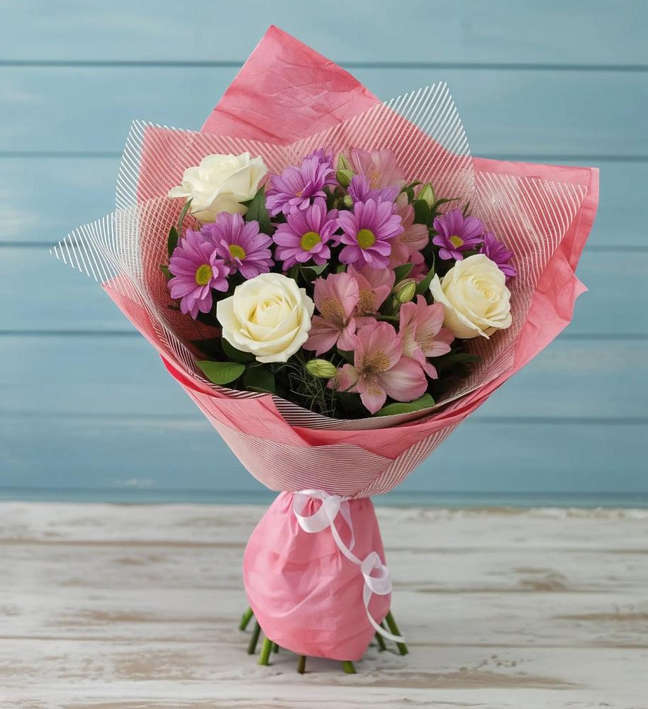 Букет цветов из: Герберы в Фруктовом