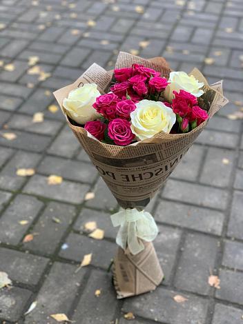 Букет цветов из: Розы в Фруктовом