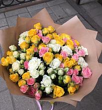 Букет цветов из:  Розы #REPLACE_PRED# Фруктовом
