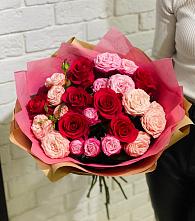 Букет цветов из:  Розы #REPLACE_PRED# Фруктовом
